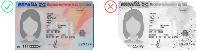 Prueba de identidad